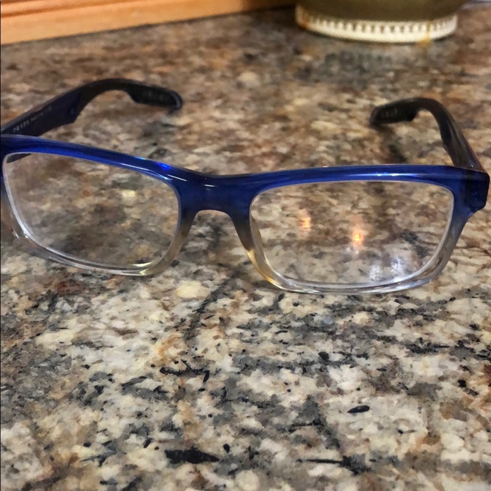 Prada Eyeglasses-Clear and Blue - Picture 4 of 6